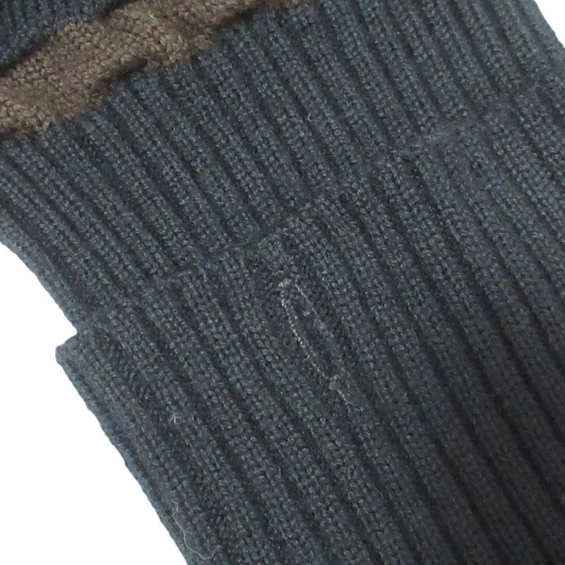 Good Fendi Vintage Striped Knit Sweater Size 40 Black Brown Women's Used Used