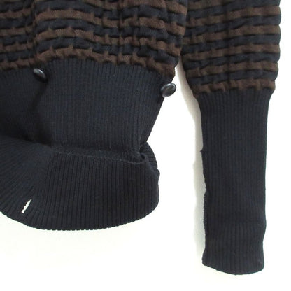 Good Fendi Vintage Striped Knit Sweater Size 40 Black Brown Women's Used Used