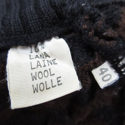 Good Fendi Vintage Striped Knit Sweater Size 40 Black Brown Women's Used Used