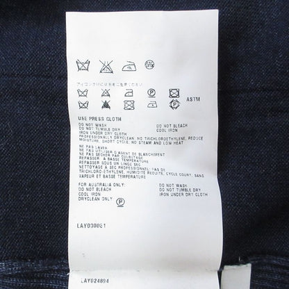 Good Prada Crew Neck Wool Silk 4 Pocket Knit Cardigan Size 48 Navy Women's Used