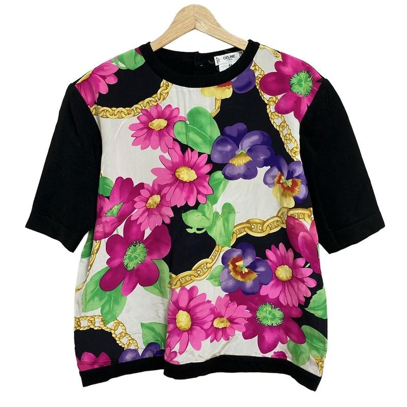 Celine Ensemble Women - Black Pink And Multi Floral Pattern