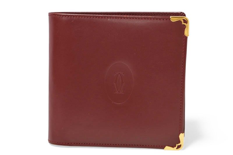 Cartier Fold Wallet Vintage Cartier Men's Must De Cartier Bordeaux 73184192