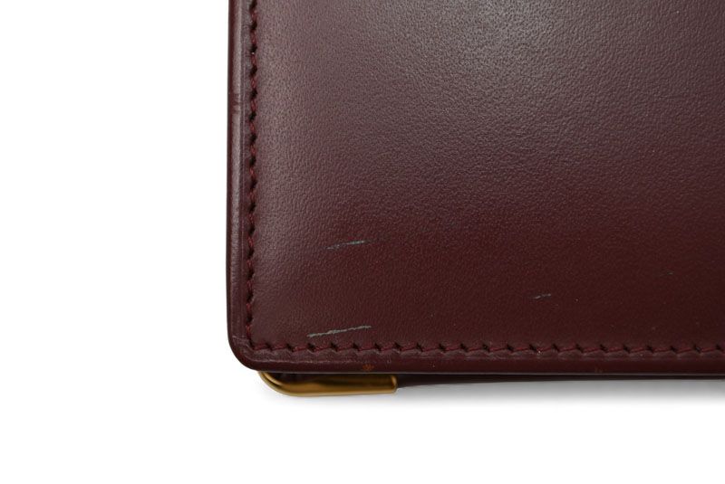 Cartier Fold Wallet Vintage Cartier Men's Must De Cartier Bordeaux 73184192
