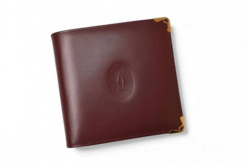 Cartier Fold Wallet Vintage Cartier Men's Must De Cartier Bordeaux 73184192