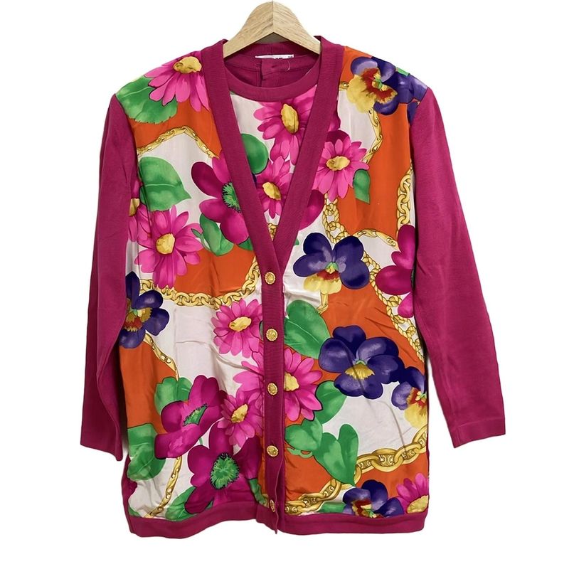 Celine Ensemble Women - Pink White And Multi Floral Pattern