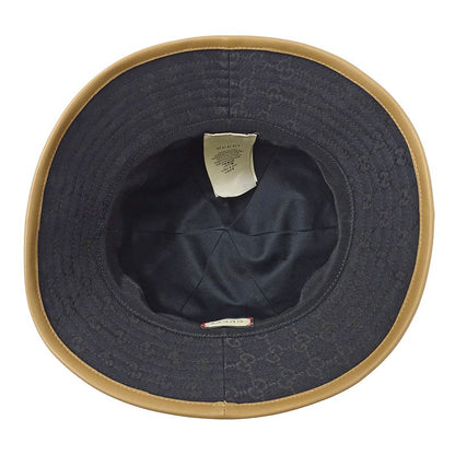 Gucci Hat Women Men Brand GG Canvas Sherry Black 722377 L 59cm (23.23in) Black