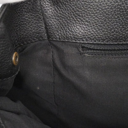 Chanel Tote Executive Tote Caviar Skin Black Silver Hardware Women's