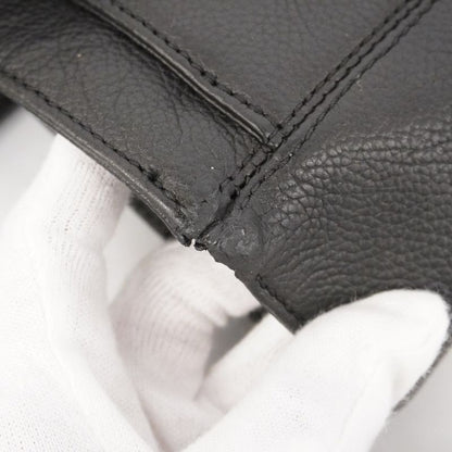 Chanel Tote Executive Tote Caviar Skin Black Silver Hardware Women's