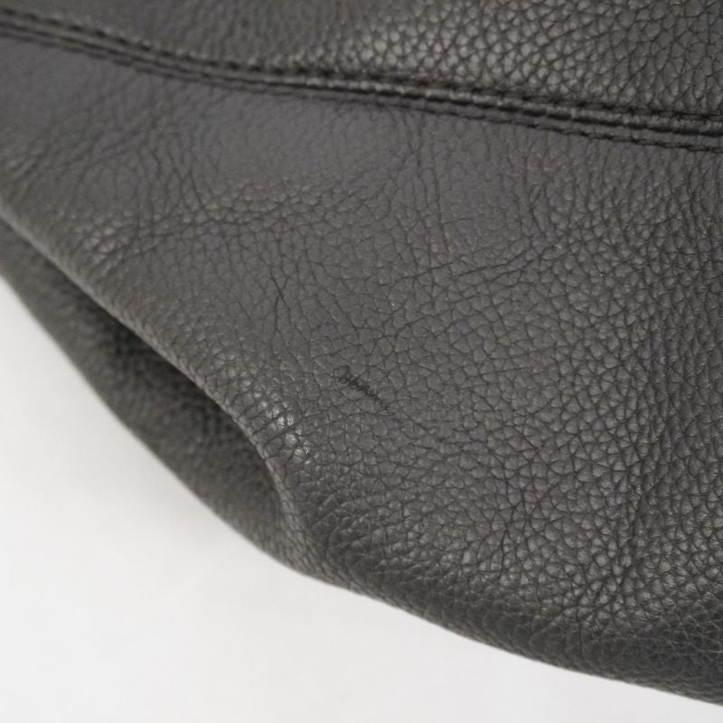 Chanel Tote Executive Tote Caviar Skin Black Silver Hardware Women's