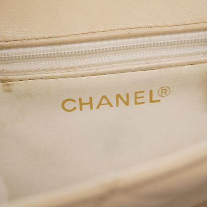 Chanel Waist Bag Matelasse Lambskin Ivory Gold Hardware Women