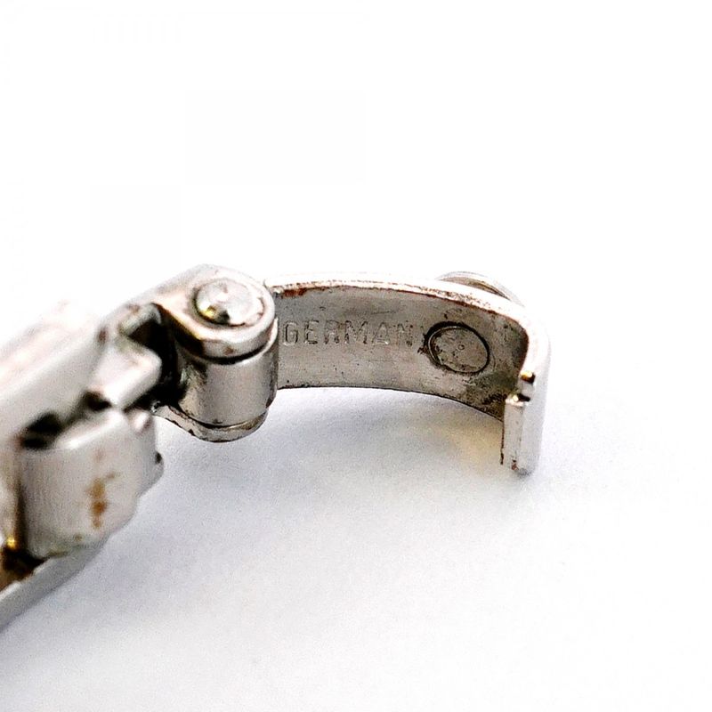 Christian Dior Bracelet CD Logo Metal Silver Ladies