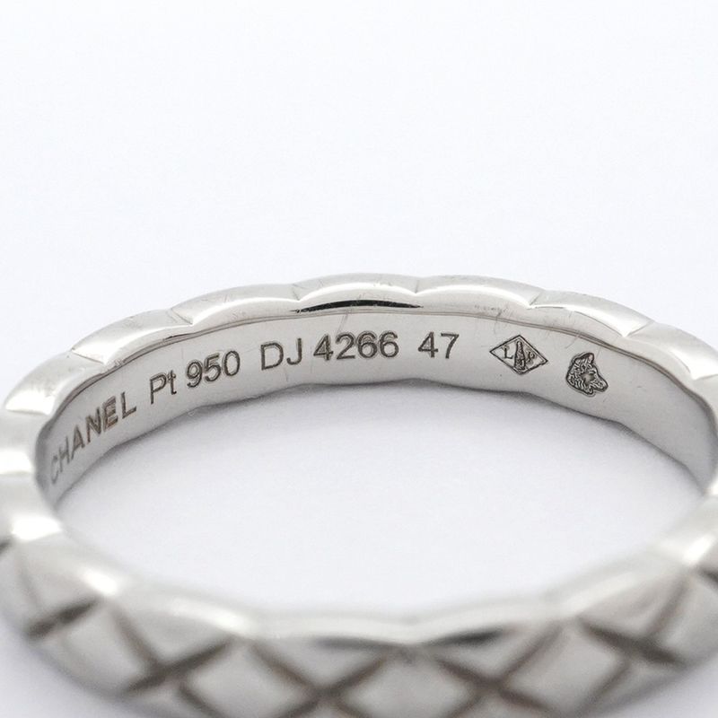 Chanel Ring Coco Crush Pt950 Platinum #47 Ladies