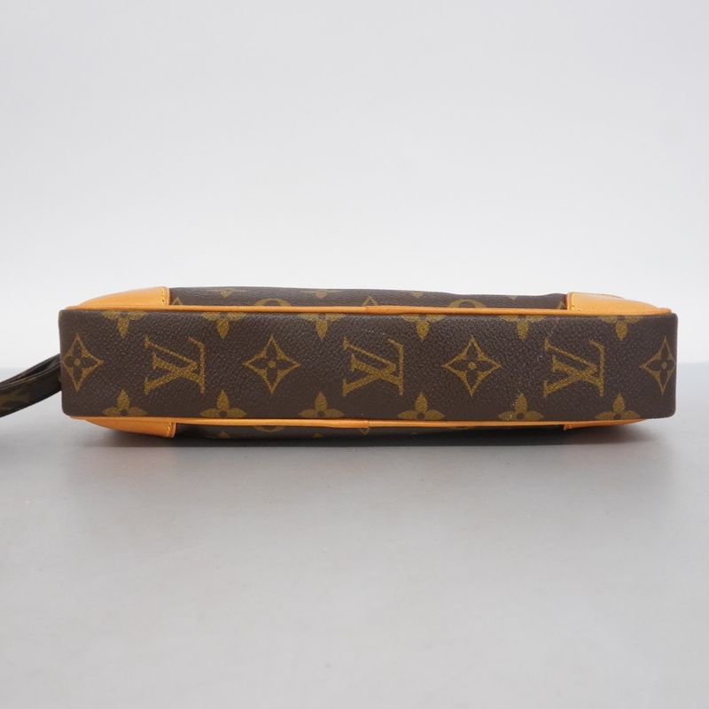 Louis Vuitton Clutch Bag Monogram Marly Dragonne GM M51825 Brown Men's