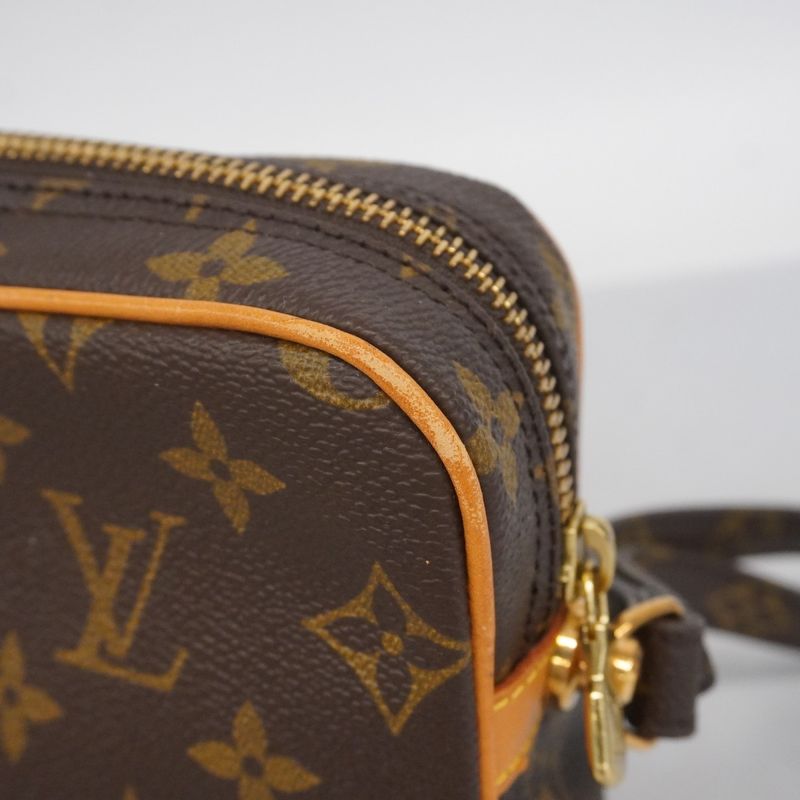 Louis Vuitton Clutch Bag Monogram Marly Dragonne GM M51825 Brown Men's