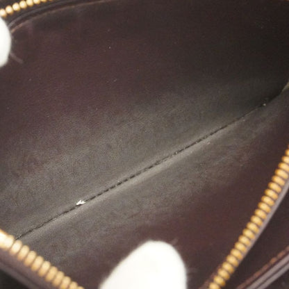 Louis Vuitton Vernis Rayures Zippy Wallet M91717 Amarante Women's Long Wallet