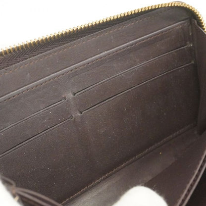 Louis Vuitton Vernis Rayures Zippy Wallet M91717 Amarante Women's Long Wallet