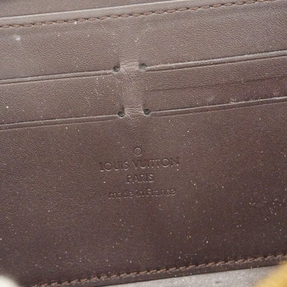 Louis Vuitton Vernis Rayures Zippy Wallet M91717 Amarante Women's Long Wallet