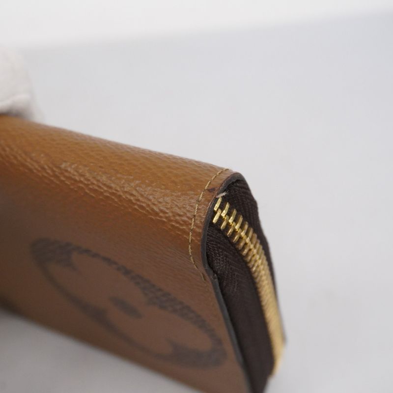 Louis Vuitton Long Wallet Monogram Giant Reverse Zippy Wallet M69353 Brown