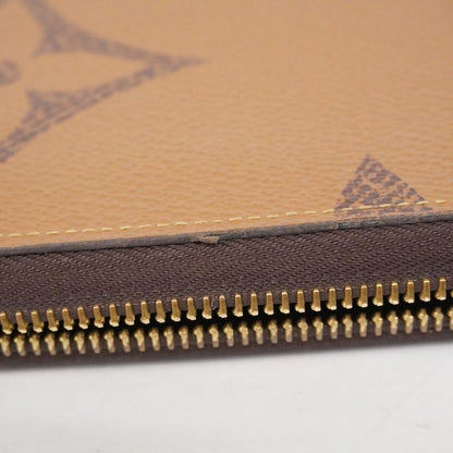 Louis Vuitton Long Wallet Monogram Giant Reverse Zippy Wallet M69353 Brown