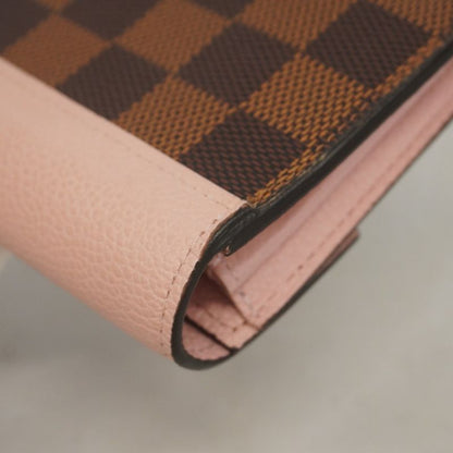 Louis Vuitton Damier Portefeuille Clapton Long Wallet N64447 Ebène/magnolia