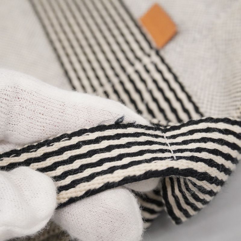 Hermes Tote Bag New Fourre Tout PM Canvas Gray Black Silver Hardware Women