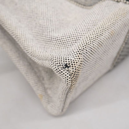 Hermes Tote Bag New Fourre Tout PM Canvas Gray Black Silver Hardware Women