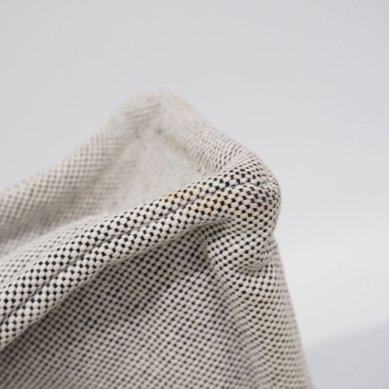 Hermes Tote Bag New Fourre Tout PM Canvas Gray Black Silver Hardware Women