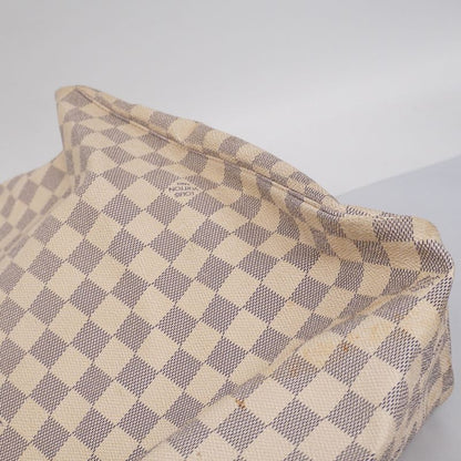 Louis Vuitton Tote Bag Damier Azure Neverfull MM N51107 White Ladies