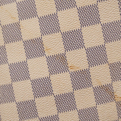 Louis Vuitton Tote Bag Damier Azure Neverfull MM N51107 White Ladies