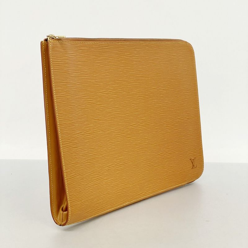 Louis Vuitton Epi Poche Cumann Clutch Bag M54498 Zipangu Gold Men's