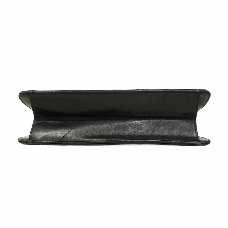 Chanel Shoulder Bag Matelasse Lambskin Black Gold Hardware Women