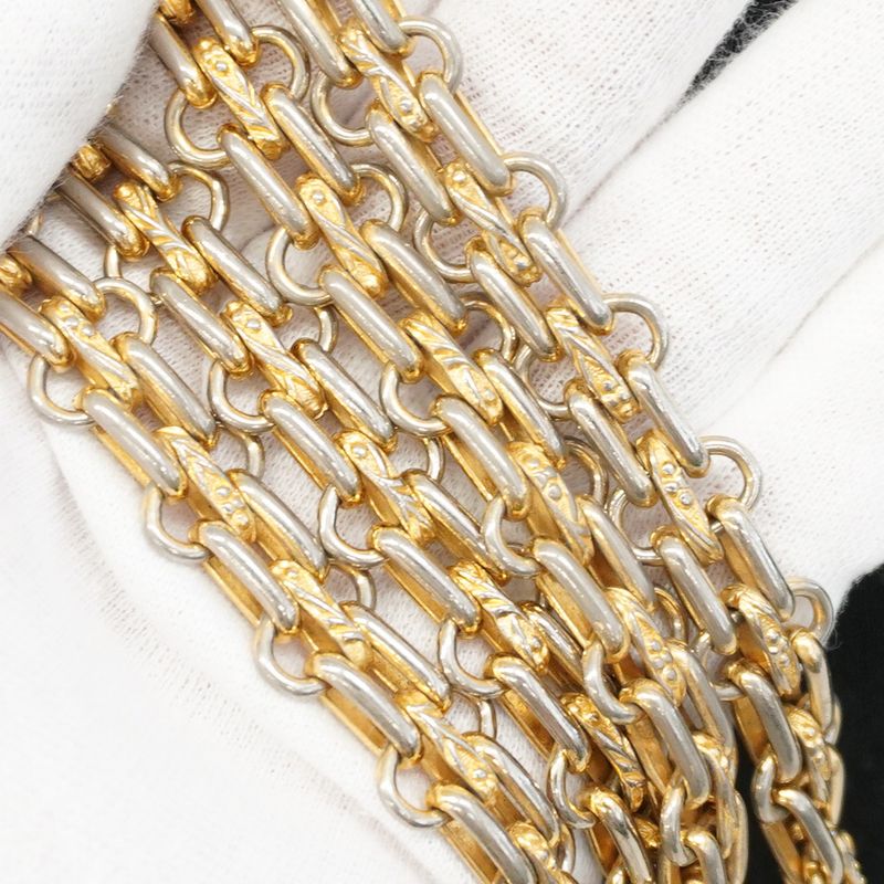 Chanel Shoulder Bag Matelasse Cotton Black Gold Hardware Women