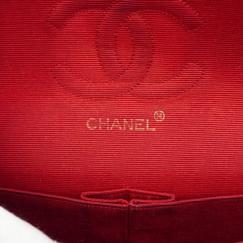 Chanel Shoulder Bag Matelasse Cotton Black Gold Hardware Women