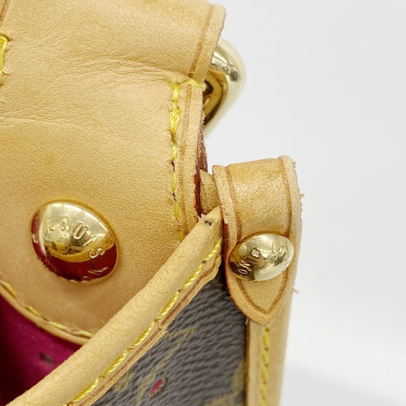 Louis Vuitton Shoulder Bag Monogram Perfot Musette M95172 Brown Fuchsia Women