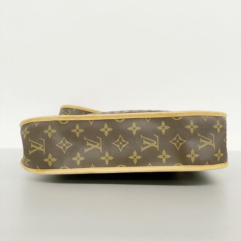 Louis Vuitton Shoulder Bag Monogram Perfot Musette M95172 Brown Fuchsia Women