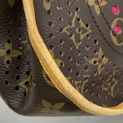 Louis Vuitton Shoulder Bag Monogram Perfot Musette M95172 Brown Fuchsia Women