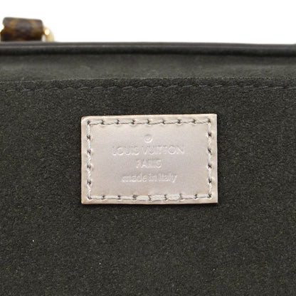 Louis Vuitton Handbag Vernis Monogram Petite Sac Pla M90564 Metallic Taupe