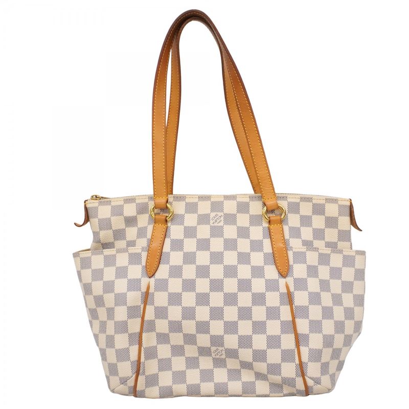 Louis Vuitton Tote Bag Damier Azure Totally PM N51261 White Ladies