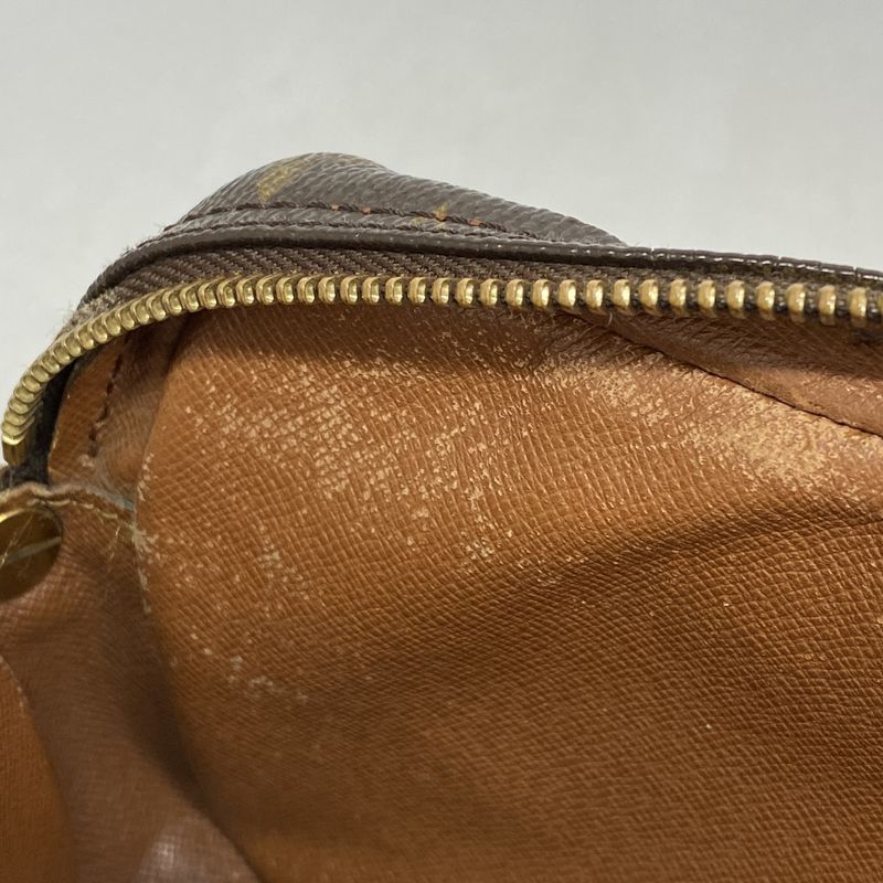 Louis Vuitton Clutch Bag Monogram Marly Dragonne PM M51827 Brown Men's