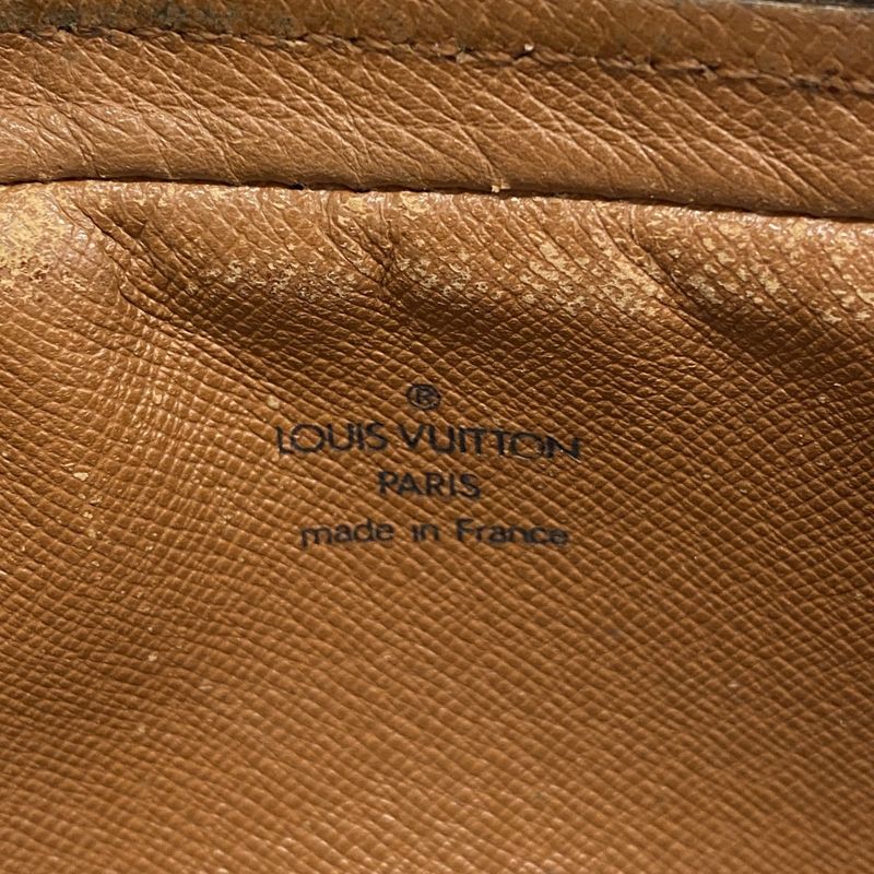 Louis Vuitton Clutch Bag Monogram Marly Dragonne PM M51827 Brown Men's