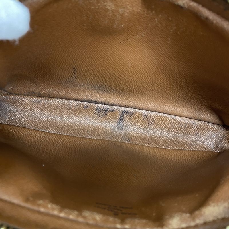 Louis Vuitton Clutch Bag Monogram Marly Dragonne PM M51827 Brown Men's