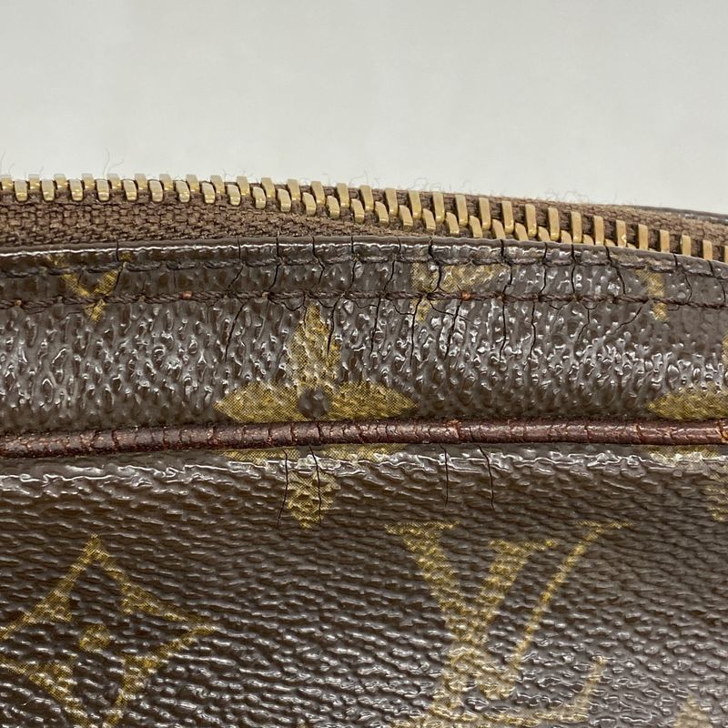 Louis Vuitton Clutch Bag Monogram Marly Dragonne PM M51827 Brown Men's