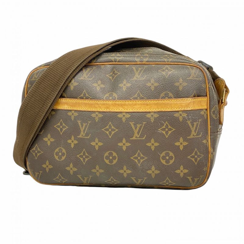 Louis Vuitton Shoulder Bag Monogram Reporter PM M45254 Brown Men Women Unisex
