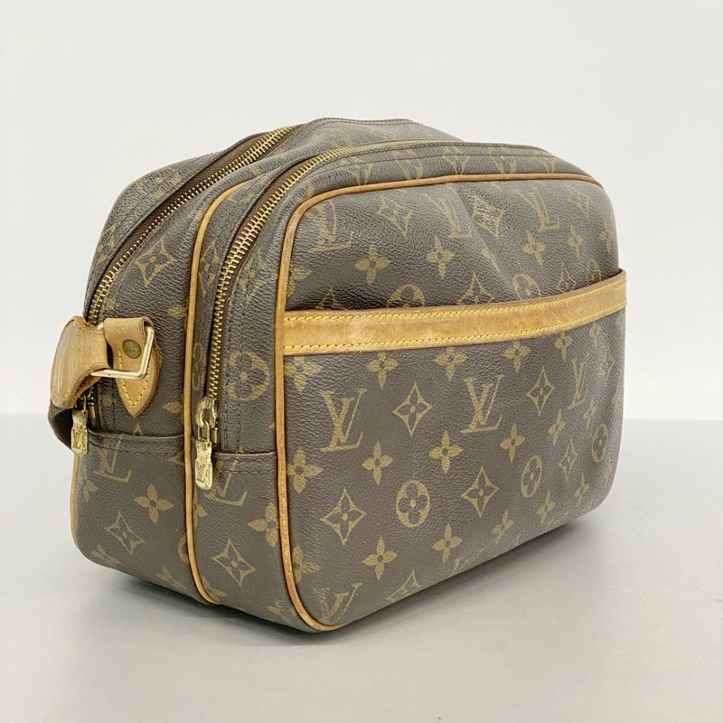Louis Vuitton Shoulder Bag Monogram Reporter PM M45254 Brown Men Women Unisex