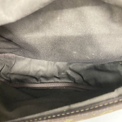 Louis Vuitton Shoulder Bag Monogram Mini Lin Saumur M95227 Ebène Women's