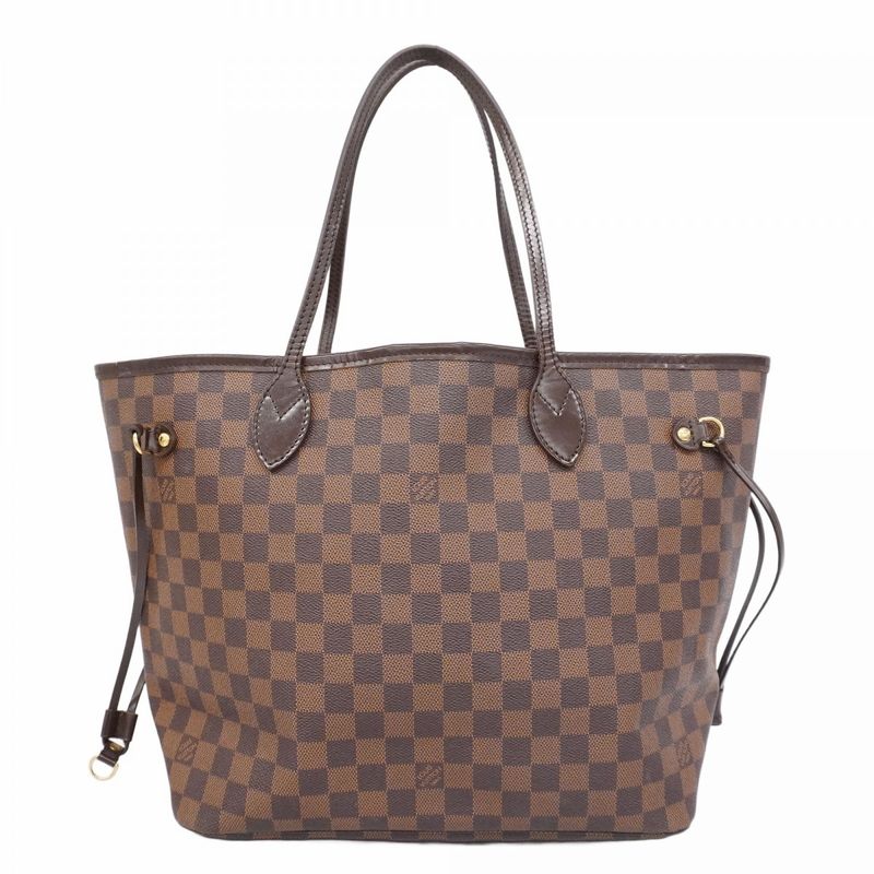Louis Vuitton Tote Bag Damier Neverfull MM N51105 Ebene Womens