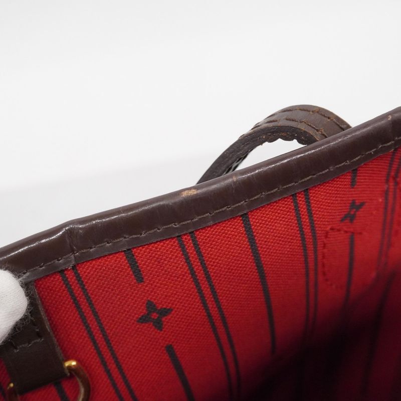 Louis Vuitton Tote Bag Damier Neverfull MM N51105 Ebene Womens