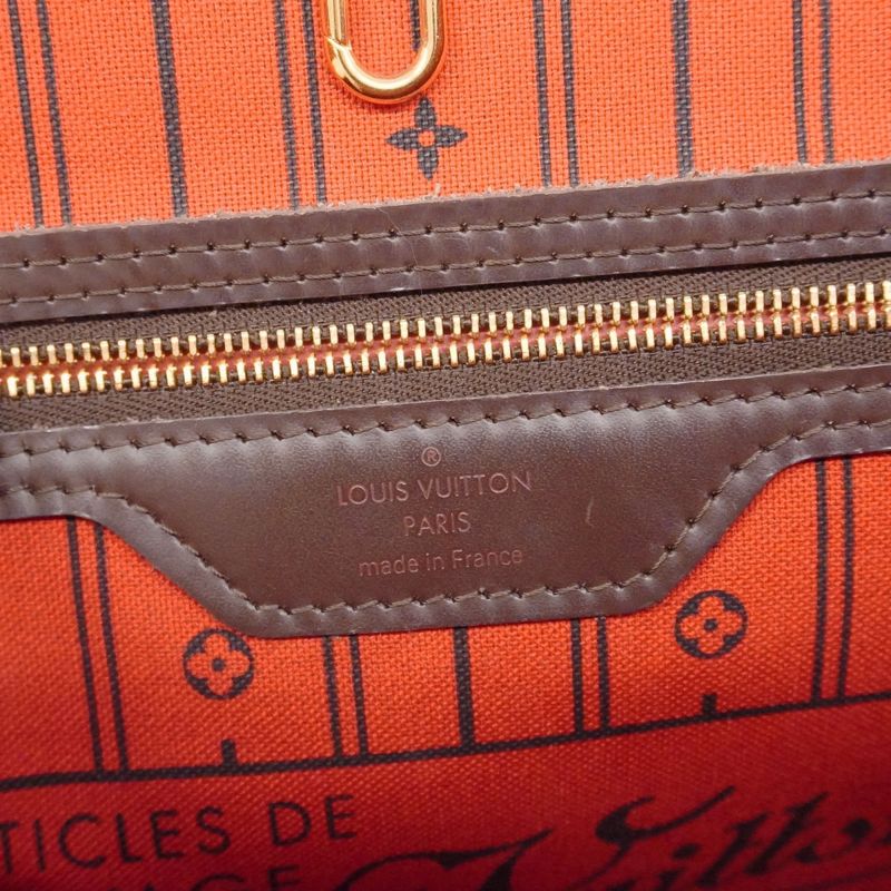Louis Vuitton Tote Bag Damier Neverfull MM N51105 Ebene Womens