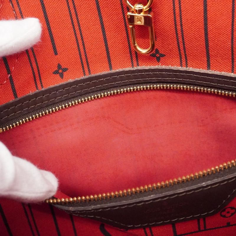 Louis Vuitton Tote Bag Damier Neverfull MM N51105 Ebene Womens