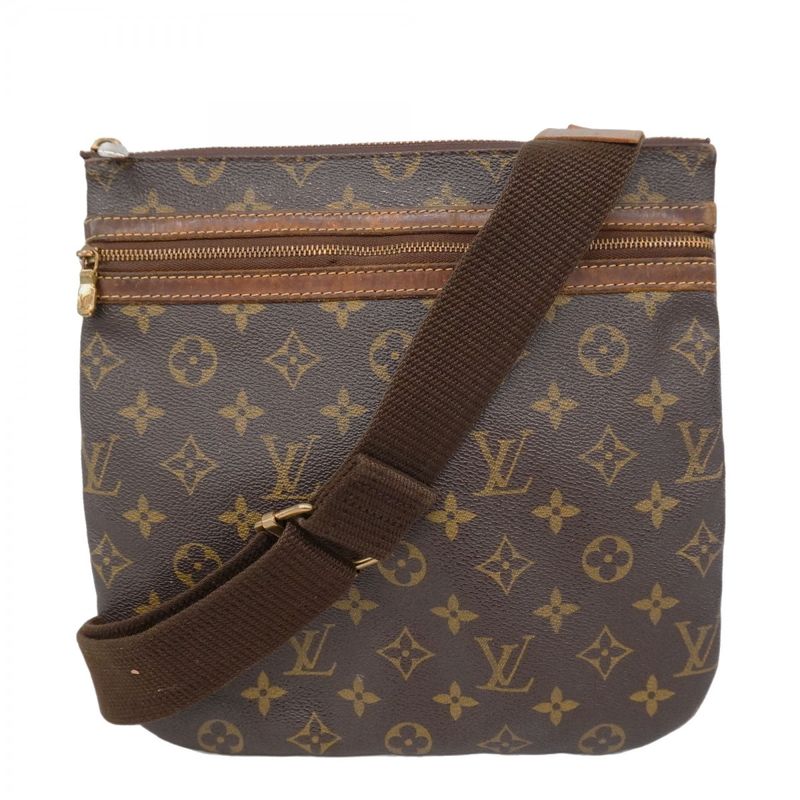 Louis Vuitton Shoulder Bag Monogram Pochette Bosfort M40044 Brown Women